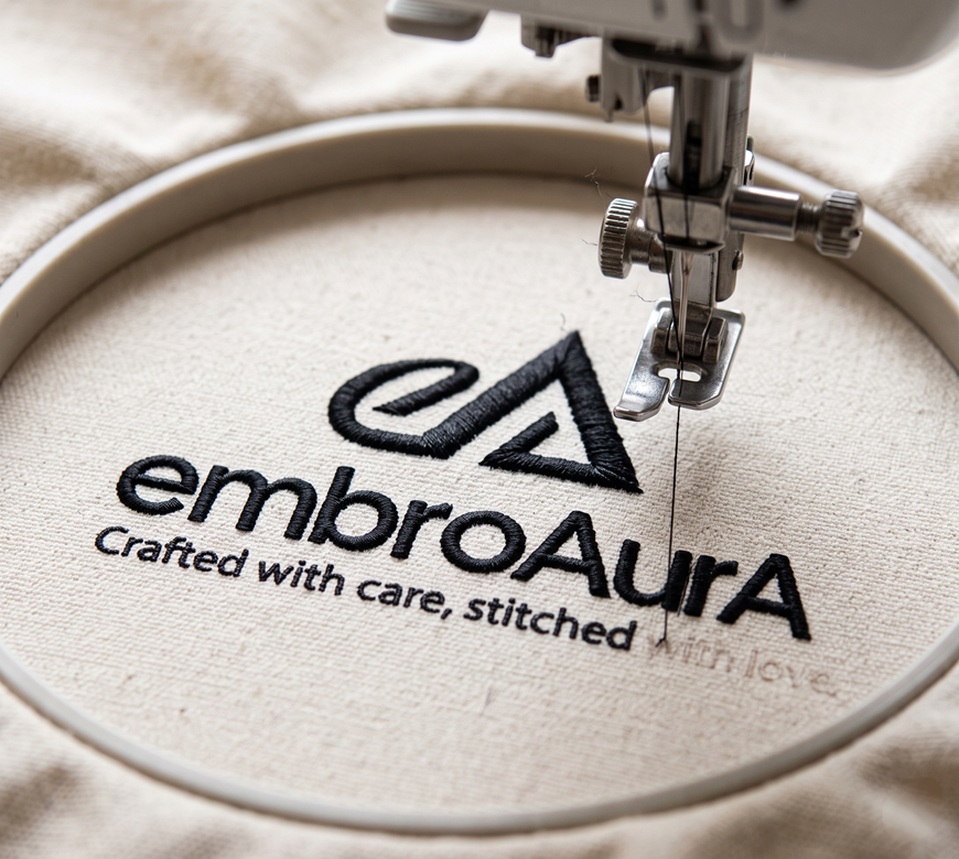 Decorative embroidery artwork